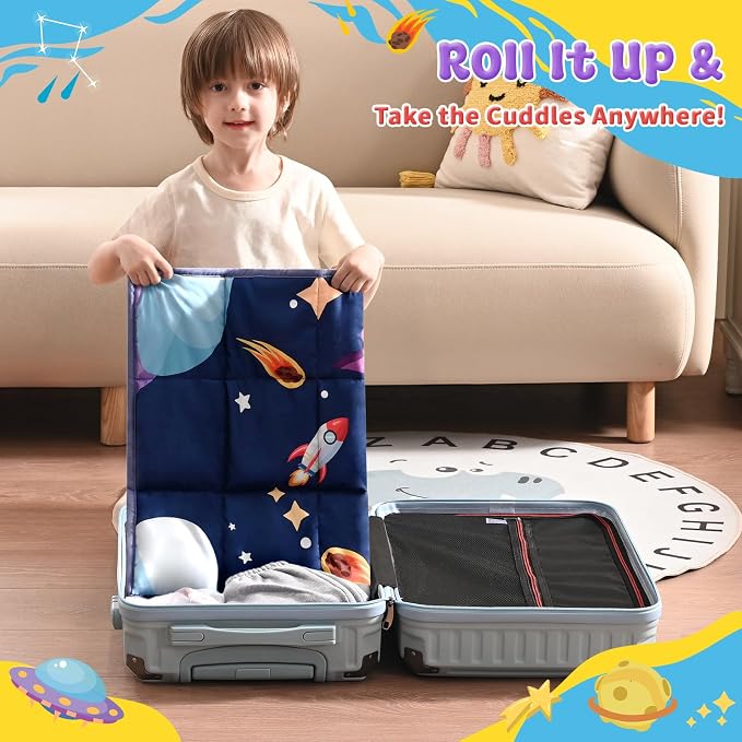 anfie Weighted Lap Pad 2 Pounds, Weighted Blanket Kids Cooling Blanket - Image 5