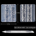 Fcozpjk Silicone Nail Art Molds - Image 2
