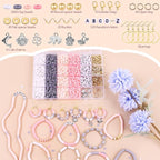 Wuollgess 3500 PCS Pink Gray Clay Beads - Image 3