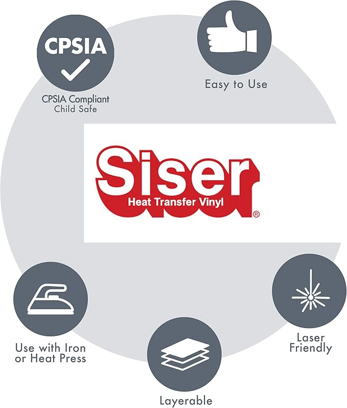 Siser Easyweed Iron on Heat Transfer Vinyl Roll HTV - Image 6