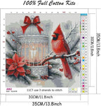 Cardinal Stamped Cross Stitch Kits - Image 2
