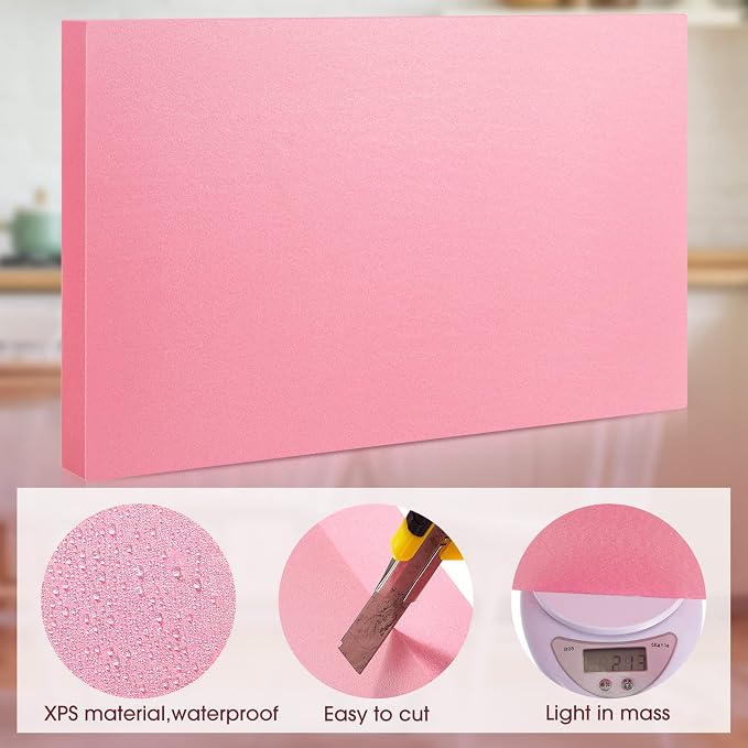 Xps Foam 12 x 15 and 12 x 7.5 Polystyrene Rectangles Foam Board Craft - Image 3