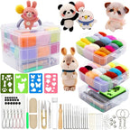 West Bay Needle Felting Kit 109 Pieces Set, Wool Roving 36 Colors - Image 8