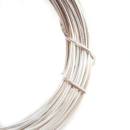925 Sterling Silver Wire, 18 Gauge, Half Hard, 15FT by CRAFT WIRE | Sterling - Image 3