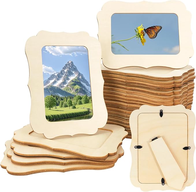 VOKOY 25 Pack Wooden Picture Frames by VOKOY