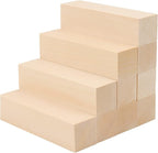 JOIKIT 30 Pack 4 x 1 x 1 Inches Basswood Carving Blocks, Unfinished Soft Wood - Image 5