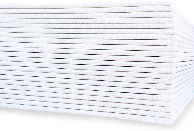 milo Canvas Flat Panel Boards for Painting, 8x10 inch, 24 Pack, Mixed Wet Media - Image 3