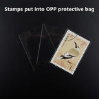Klmnop OPP Stamp Protection Bags in 8 Models, Total 800 Stamp Sleeves - Image 4