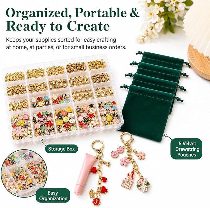 ZOODAMAI 544-Piece Jewelry Making Kit - Image 6