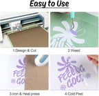 HTVRONT HTV Vinyl Rolls Heat Transfer Vinyl - Image 4