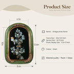 Cuspin 8x10 Vintage Picture Frame, Ornate Green and Gold Frames, Hand-Crafted - Image 5