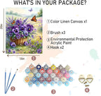 xackcme Paint by Numbers for Adults Flowers - Image 2