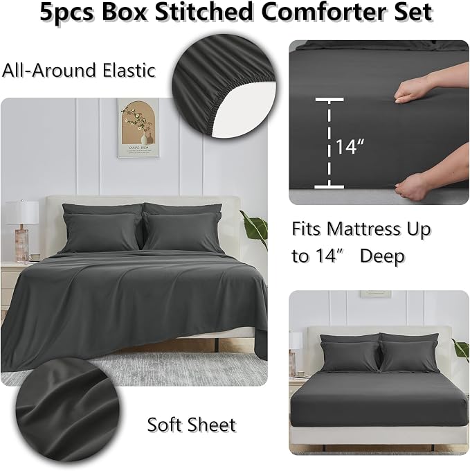 CozyLux Twin Comforter Set - Image 4