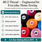 BlesSew Sewing Machine Thread – 24 Spools, 1000 Yards Each – All Purpose - Image 4