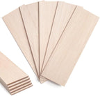 Balsa Wood Sheets 1/4" Thin, Unfinished Wooden Pieces Lumber by Coowayze