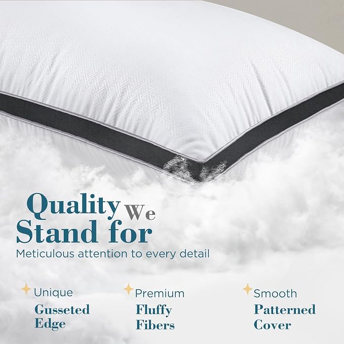viewstar Bed Pillows King Sizes Set of 2, Hotel Quality Cooling Down - Image 6