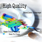 Artkey Acrylic Paint Set, 16 Colors 2 oz/59 ml Acrylic Paint Kit - Image 4