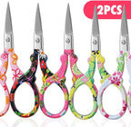 2PCS Sewing Embroidery Scissors, 3.6 Inches Sharp Stainless Steel Crochet - Image 2