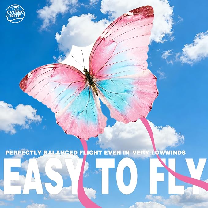 Butterfly Kite for Kids & Adults, Outdoor Kite, Grassy Areas - Image 4