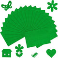 20 Pcs Green Felt Fabric Sheet 8" x 12" Assorted Color Felt Fabric Sheets by Bringsparkletoeverydaylife