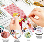 ACRNIGHEET 6PCS Cross Stitch Bookmark Kit - Image 4