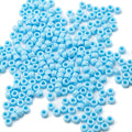 Gxueshan 1000 Pcs Blue Acrylic Pony Beads 6x9mm Bulk by Gxueshan