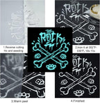 TUMIYA Luminous Blue Heat Transfer Vinyl Rolls - Image 5