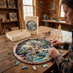 Wooden Puzzles Adults, 3D Castle Wooden Puzzles 100 Pieces, Unique Animal - Image 2