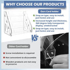 CELSOL 2 Pack Upgraded 4 Tier Acrylic Card Display Stand, Sports Cards - Image 5