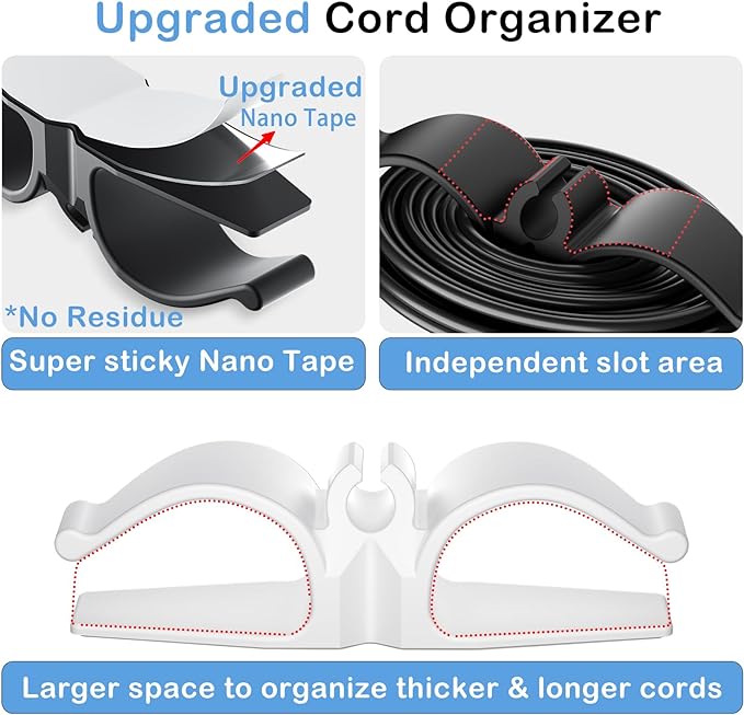 Lancord Cord Organizer for Appliances, Small 8 Pack Upgraded Kitchen Appliance - Image 2