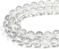 MJDCB 7A Natural White Clear Quartz Round Beads Gemstone Beads by MJDCB
