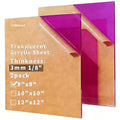 1/8 Thick 8 x 8 inch Translucent Acrylic Sheets by gdhwcxl