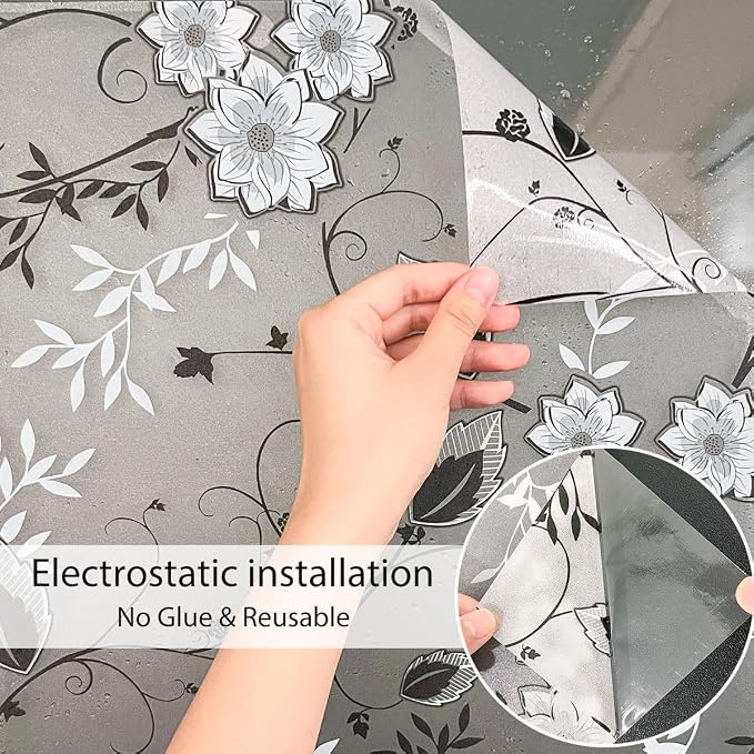Bloss Frosted Privacy Window Film - Image 2