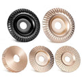 BLEKOO 5PC Angle Grinder Wood Carving Disc Set, 5/8" Arbor, Wood Shaper & Stump by Blekoo