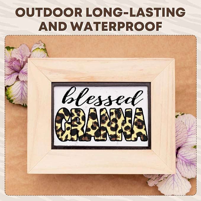 Tintnut Leopard Permanent Vinyl 8 Pcs 12x10in Yellow Spots Adhesive Vinyl | - Image 5