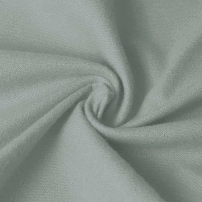 59”W Cotton Flannel Fabric, Super Soft 150GSM, Medium Weight Solid Arts & by Unknown