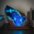 Space Resin Lamp, Handmade Galaxy Resin Night Light by NICEHERA