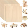 24 Pack Basswood Sheets for Crafts 12"x12"x1/4", 6mm Thick Plywood Sheets Board by PONGJAWOODITEMSFORCRAFTS