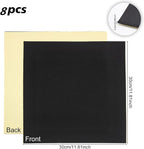 BENECREAT 8PCS 2mm Thick Self Adhesive Foam Sheet, DIY supplies - Image 2