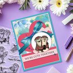 4Pcs Clear Stamps and Cut Dies Set - Image 6