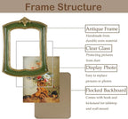 Vintage Picture Frame 5x7 Antique Ornate Photo Frame Tabletop and Wall Hanging - Image 5