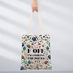 JNIAP Rock Collector Tote Bag Rock Lover Gift Geologist Gift F Off I'm Looking - Image 5