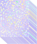 36 Sheets Holographic Laminate Sheets Clear Holographic Sticker Paper | Self by CosrkHolographicLaminateSheets