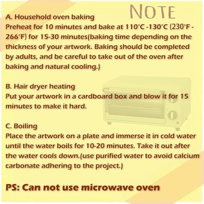 ReArt Oven Bake Polymer Clay White, Non Toxic 4.4Lbs - Image 6