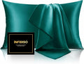 INFIIXSO Silk Pillow Cases 2 Pack Standard Size, Ultra Smooth & Soft Mulberry by INFIIXSO