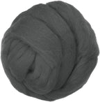 PATIKIL Wool Roving Yarn, 250G/8.8OZ Felting Wool Pure Roving Yarn, Drak Gray by PATIKIL