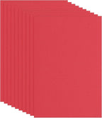 PATIKIL EVA Foam Sheet 10Pcs 12x8 Inch 2mm Thick Red | Easy Cutting EVA Foam by PATIKIL