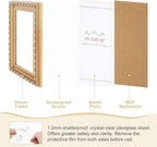 puthiac 5x7 Gold Picture Frame, Ornate Vintage Photo Frame | Antique gold - Image 2