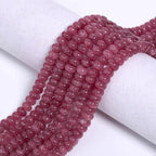 Songxi 5x8mm Natural Pink Tourmaline Stone Rondelle Beads, Gemstone - Image 7
