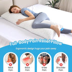QUTOOL Cooling Pillow for Sleeping, CertiPUR-US Shredded Memory Foam Full Body - Image 5
